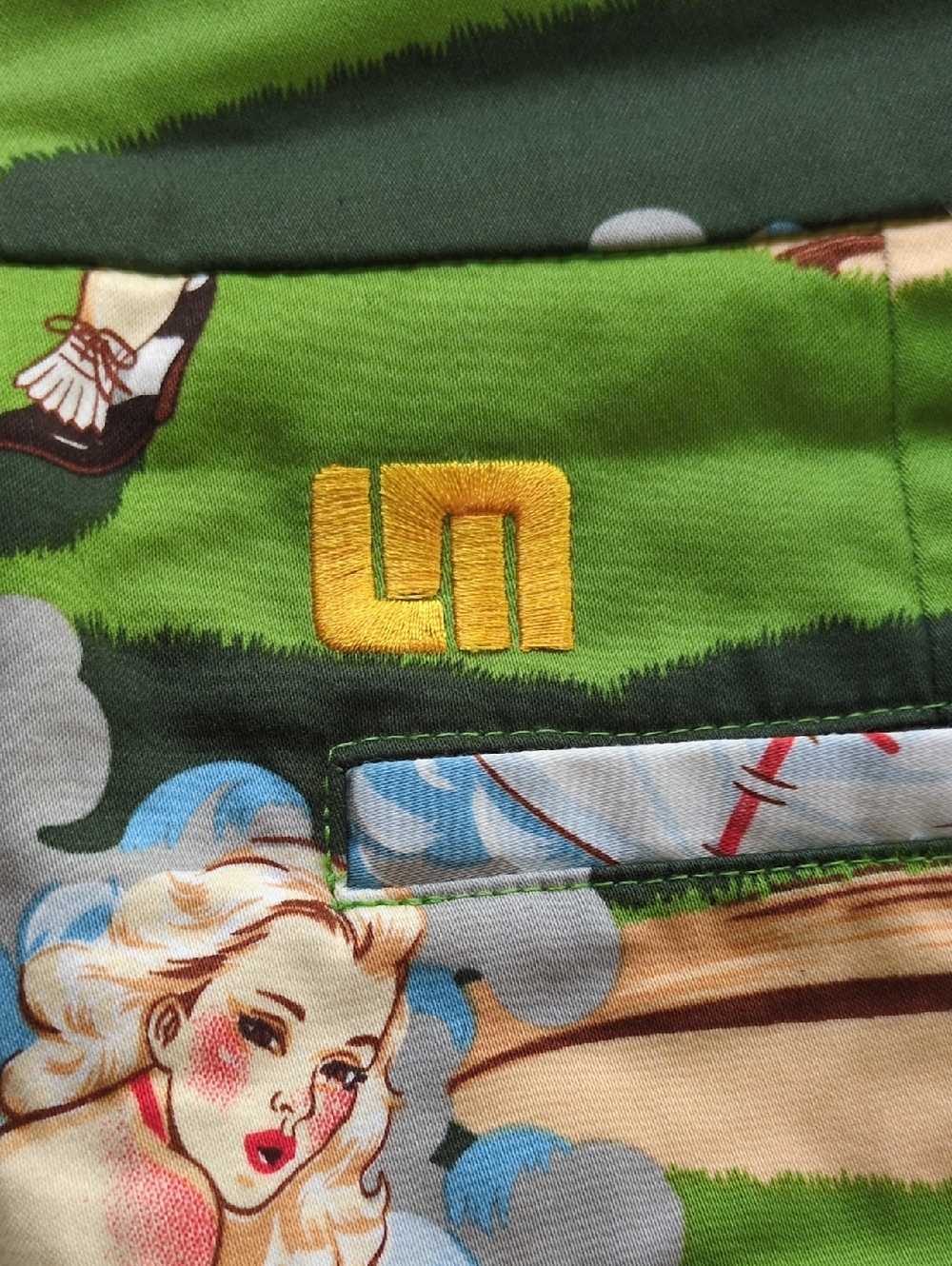 Loudmouth Ladies | Birds of Paradise Retro Pinup Print Women's Golf Skort/Skirt - Picture 9 of 12